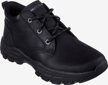 SKECHERS Schnürboots in Schwarz