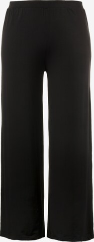 Ulla Popken Wide leg Pants in Black: front