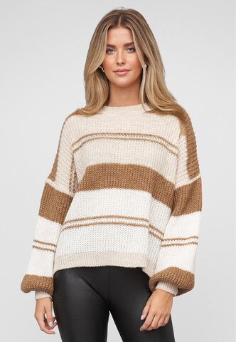 Cloud5ive Pullover in Beige: Vorderseite