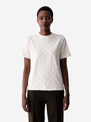 Maglietta di Calvin Klein Jeans in beige: frontale