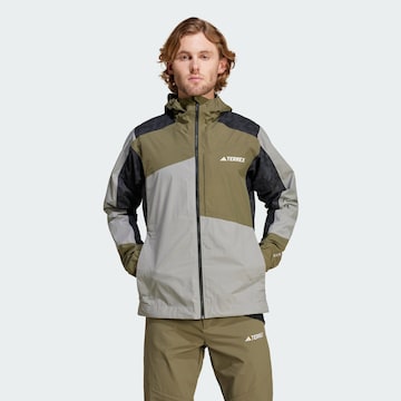 ADIDAS TERREX - Chaqueta de montaña 'Xperior' en gris: frente