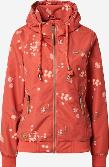 Ragwear Funktsionaalne jope 'Nuggie Flowers' segavärvid / kollakaspunane, Tootevaade