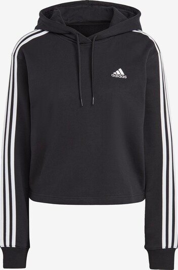 ADIDAS SPORTSWEAR Sportiska tipa džemperis 'Essentials 3-Stripes French Terry ', krāsa - melns / balts, Preces skats