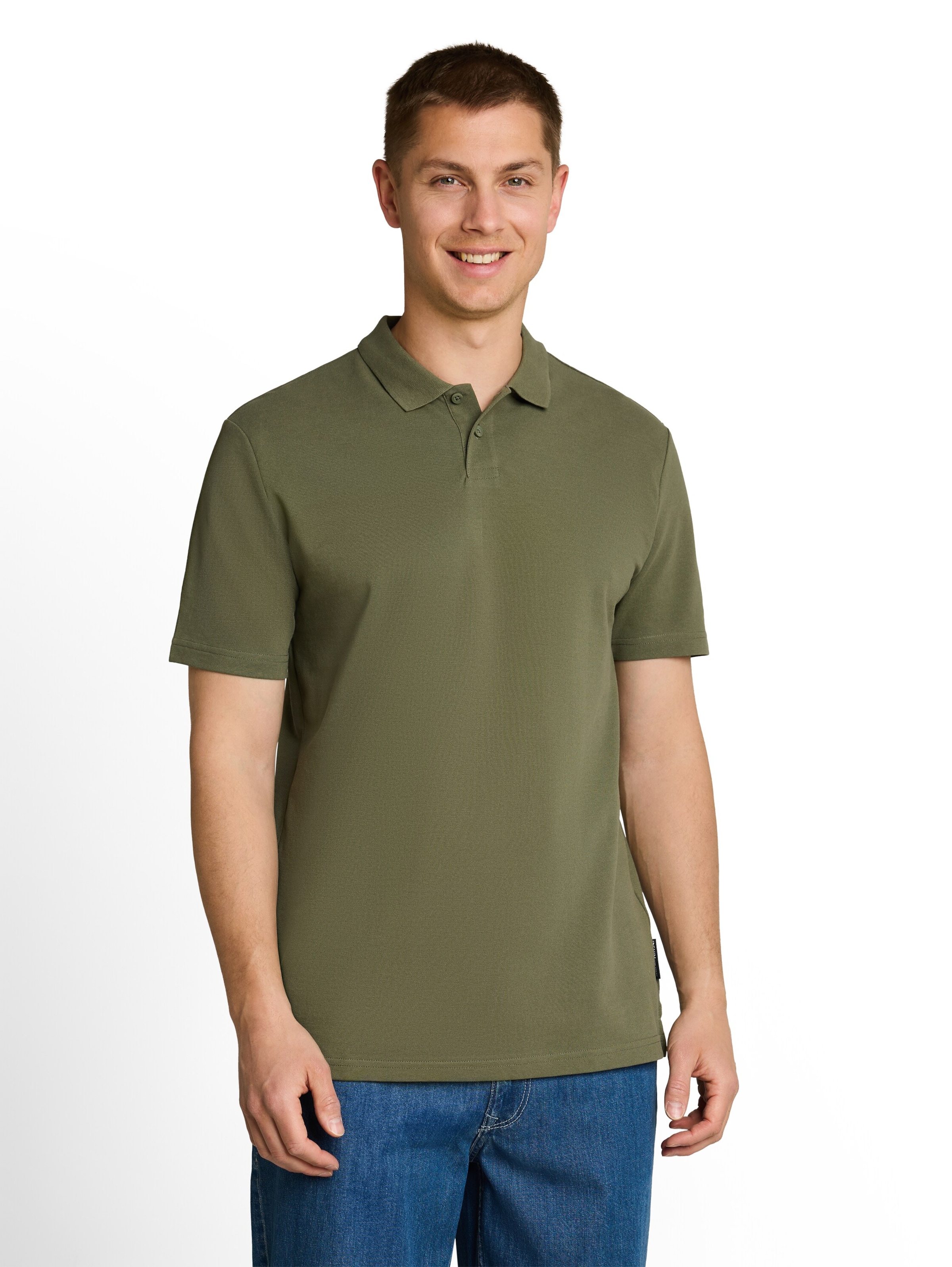 TOM TAILOR DENIM T-shirt i grön: framsida