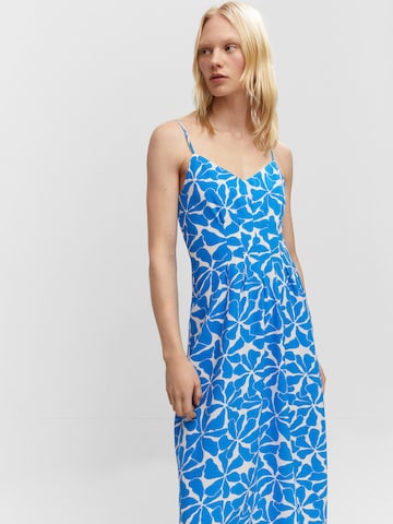 MANGO Zomerjurk 'Salinas' in Blauw: voorkant