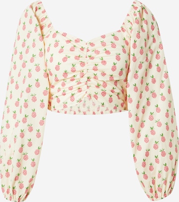 BZR Blouse in Pink: front