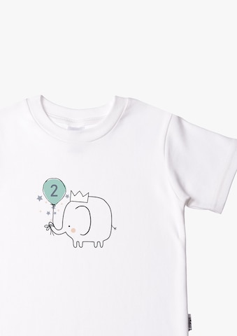 LILIPUT T-Shirt mit coolem 'Elefant 2'-Print in Weiß