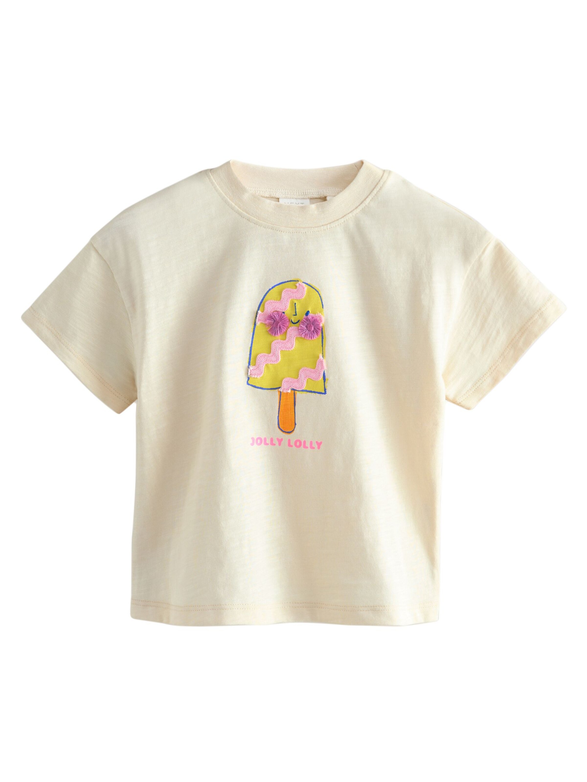 T-Shirt 'Icecream' Next en beige