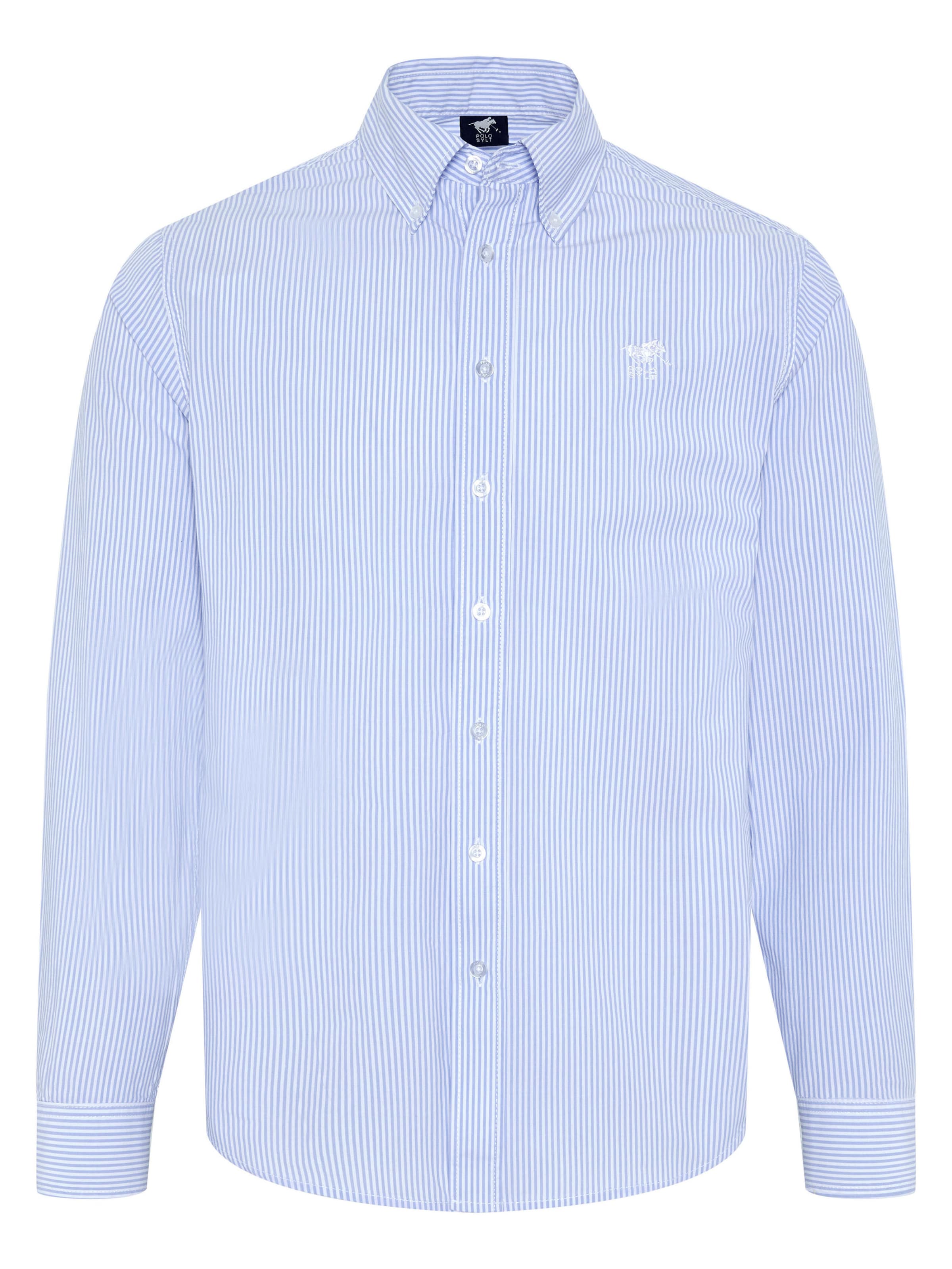 Polo Sylt Button Up Shirt in Blue: front