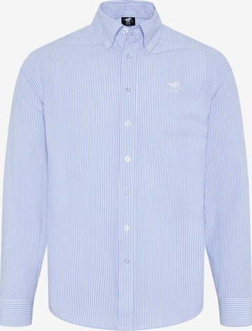 Polo Sylt Regular fit Button Up Shirt in Blue: front