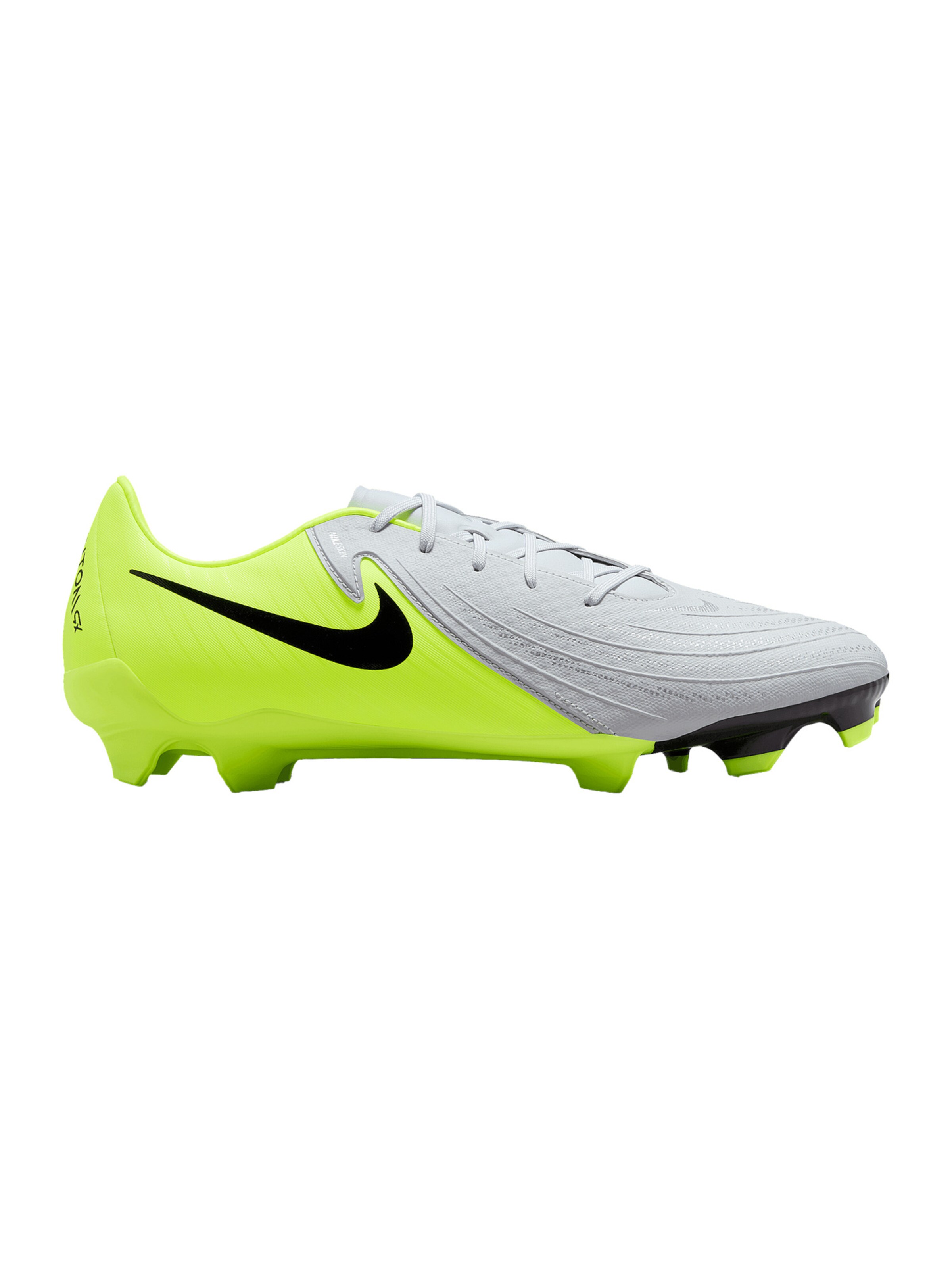 NIKE Soccer Cleats 'Phantom GX II Academy' in Silver: front