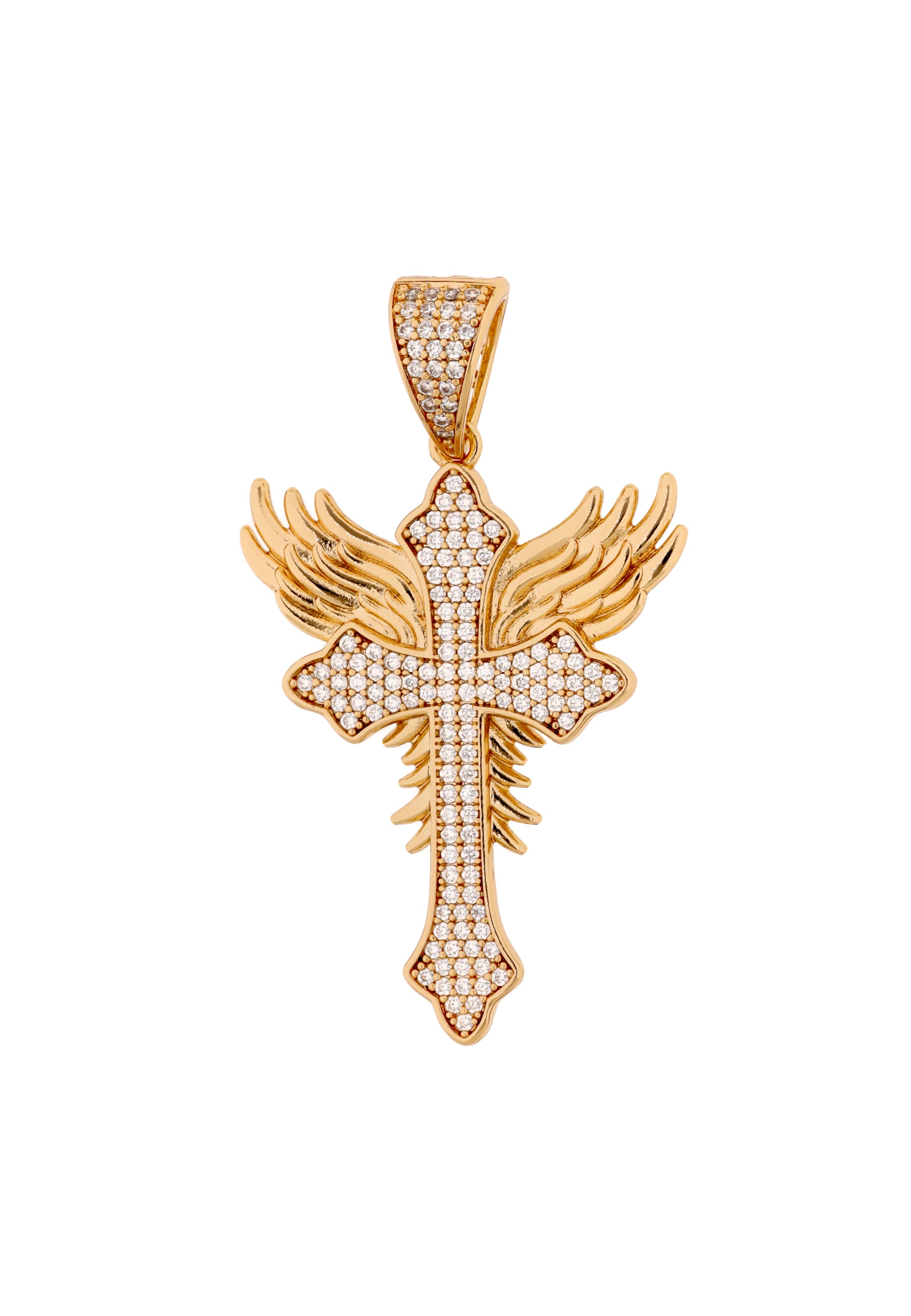 Pendentif myMo ROCKS en or : devant