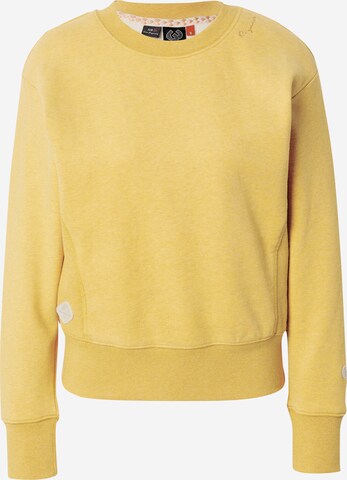 Ragwear Sweatshirt in Yellow: front