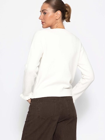 SASSYCLASSY Strickjacke‌ in Weiß