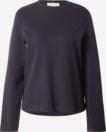 Aware Shirt 'AWNAIMA' in Black: front