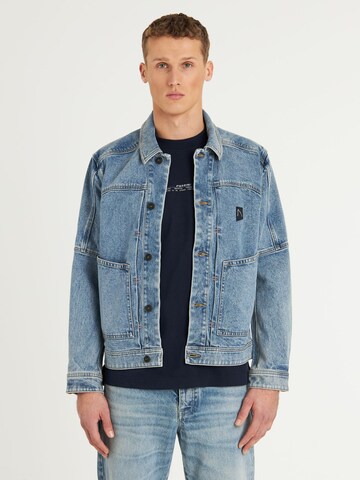 CHASIN' Tussenjas 'Atom Jacket' in Blauw: voorkant