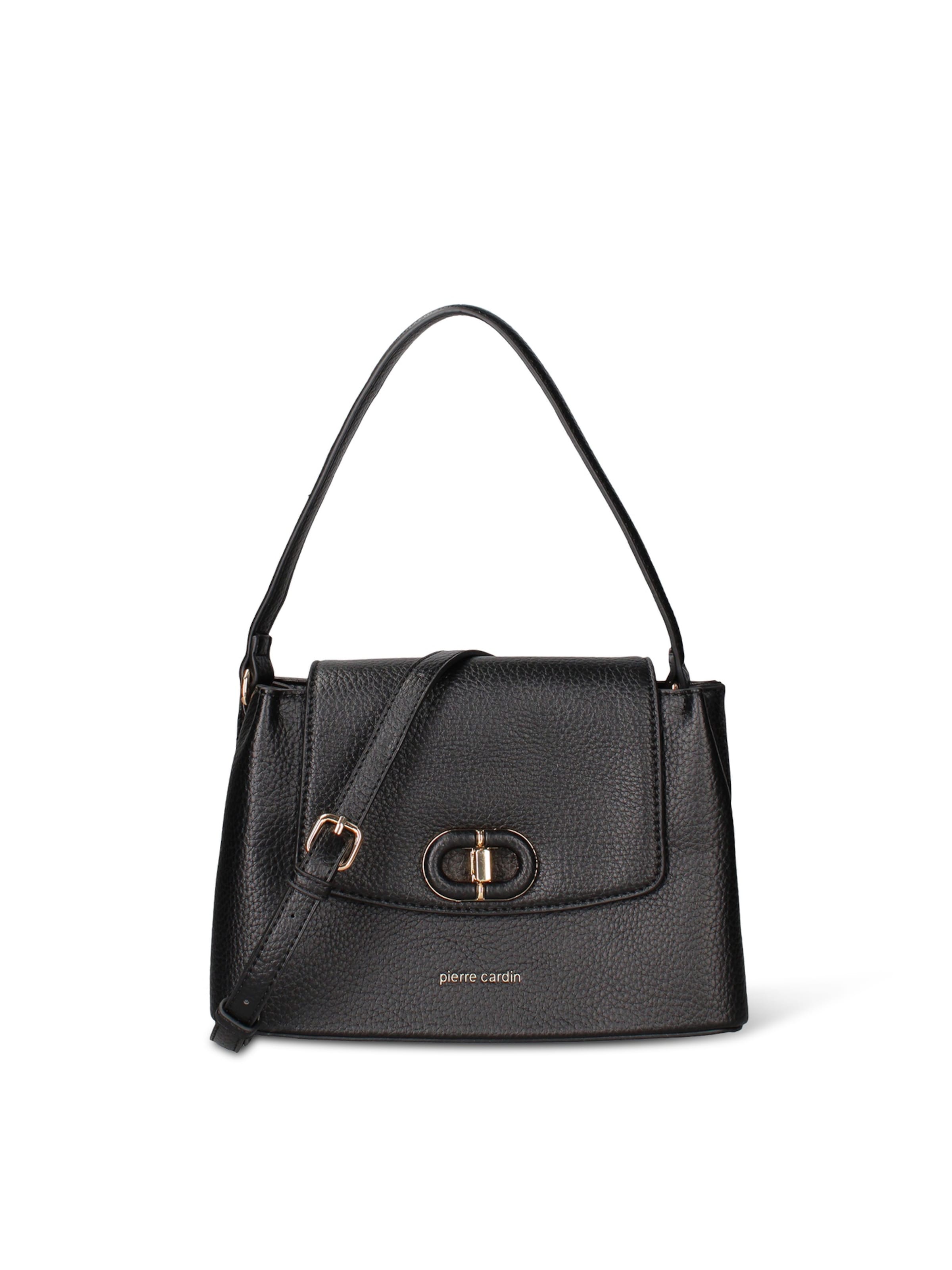 Sac bandoulière PIERRE CARDIN en noir : devant