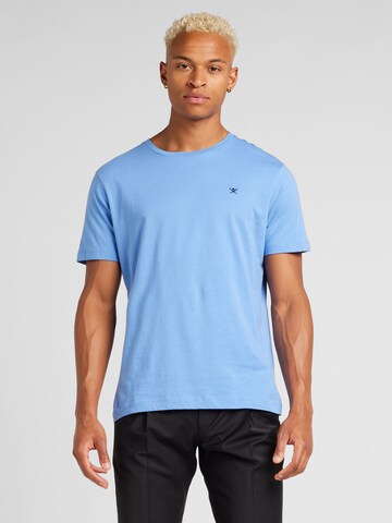 T-Shirt Hackett London en bleu : devant