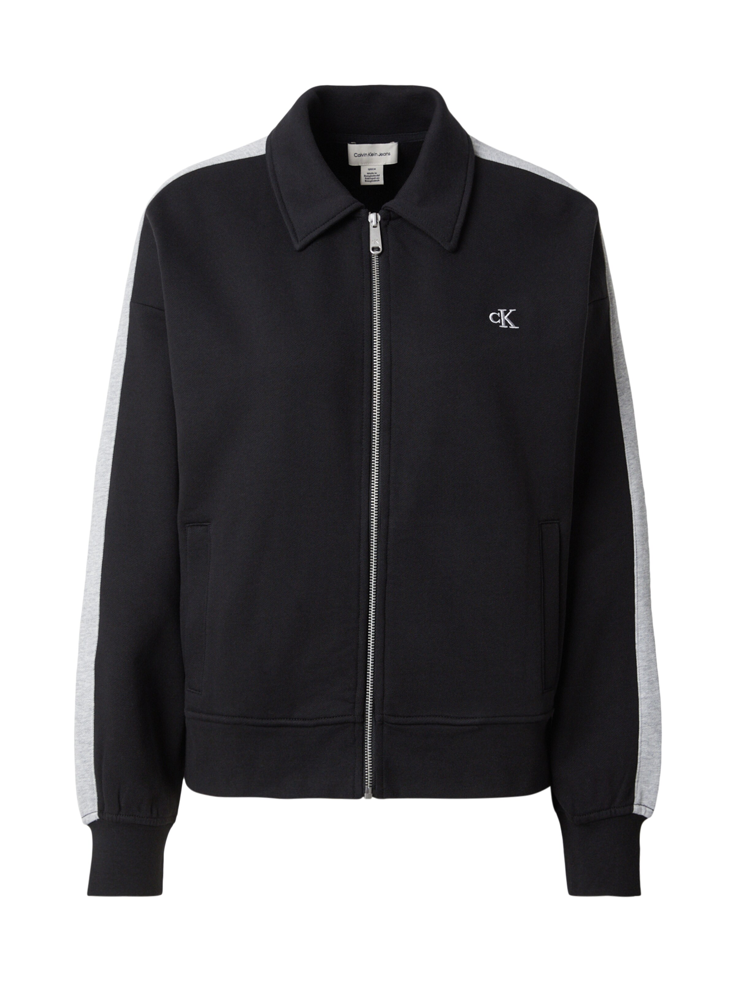 juoda Calvin Klein Jeans Džemperis: priekis
