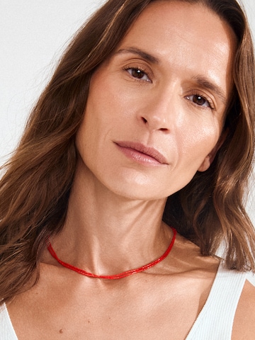 Pilgrim Necklace ' Haze ' in Silver: front