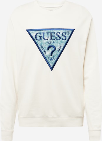 GUESS Sweatshirt i vit: framsida