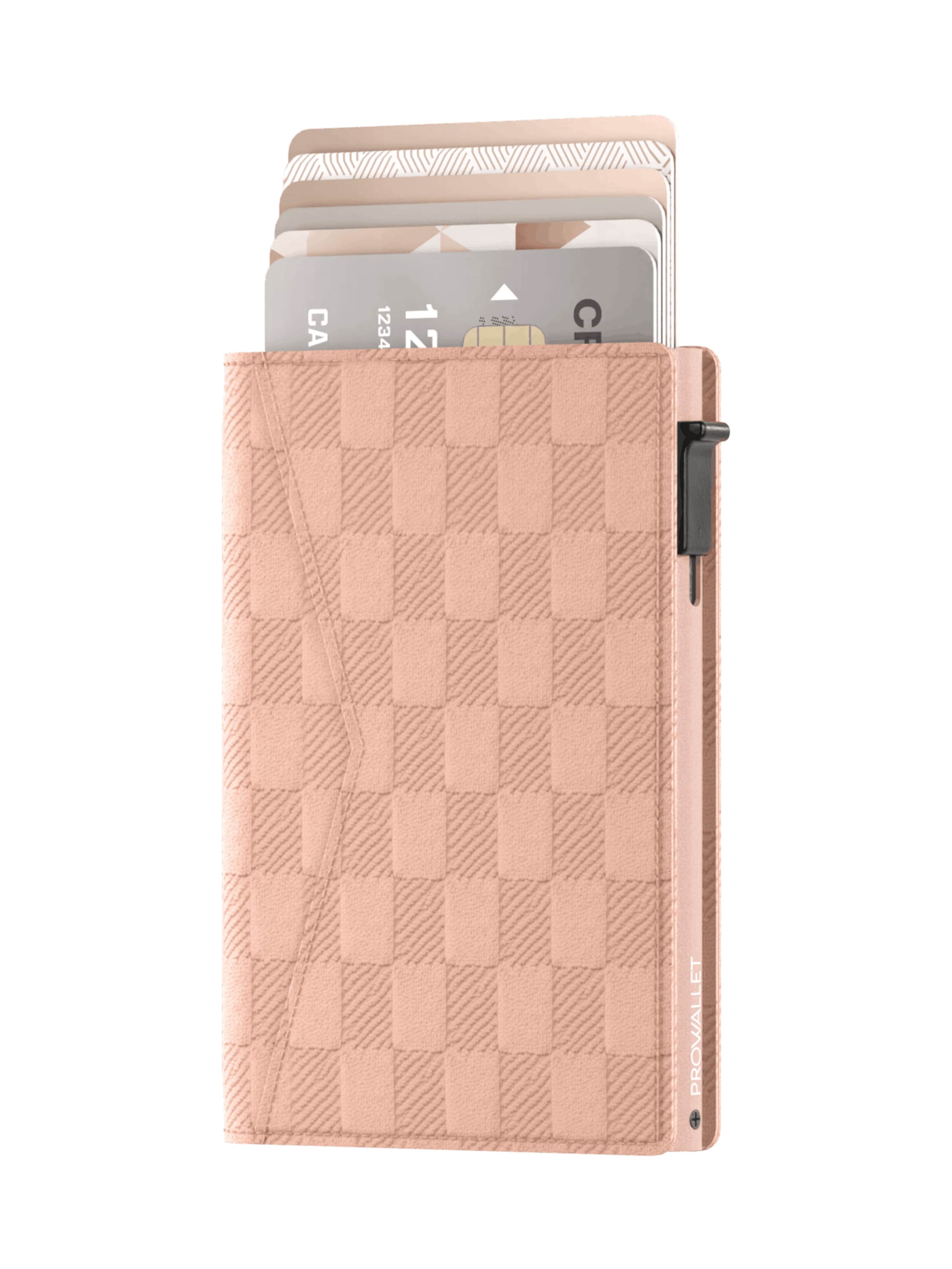 Prowallet Portemonnaie 'Pasjeshouder Slim Panel'‌‌‌ in Orange: Vorderseite