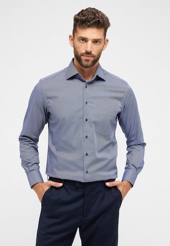 ETERNA Regular fit Business Shirt in Blue: front