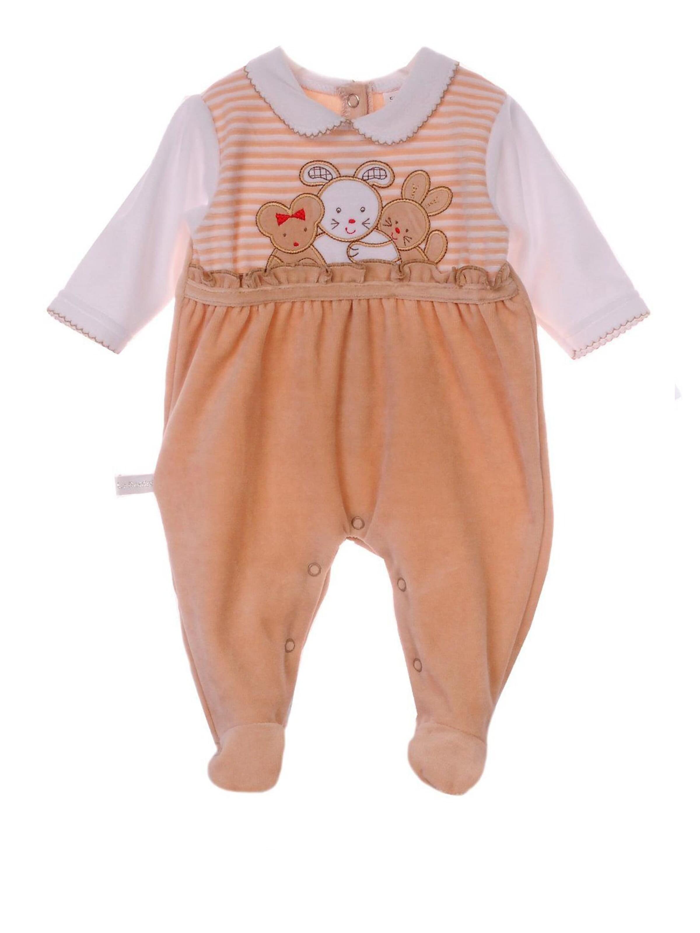 La Bortini Overall in Beige: front