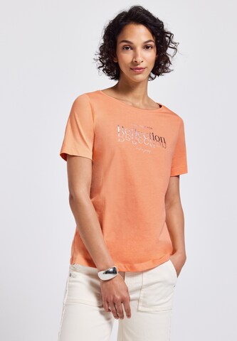 STREET ONE Shirt in Orange: front