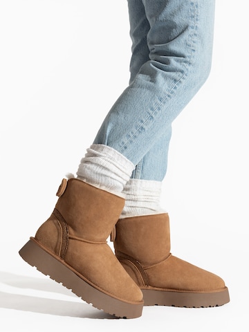 Gooce - Botas de neve 'MERCY' em castanho: frente