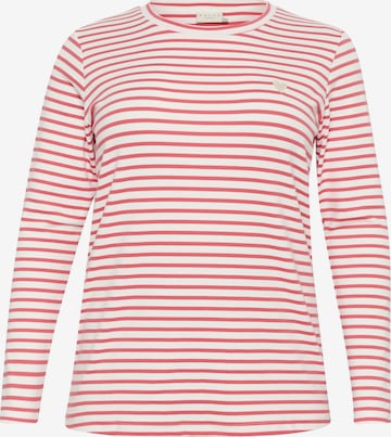 KAFFE CURVE - Camiseta 'Clia' en rojo: frente