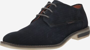 bugatti Lace-Up Shoes 'Zanerio' in Blue: front