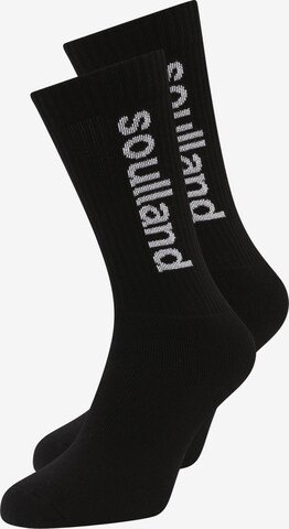 Soulland Ponožky 'Jordan' – černá: přední strana