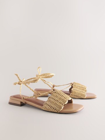 Next Sandals in Beige