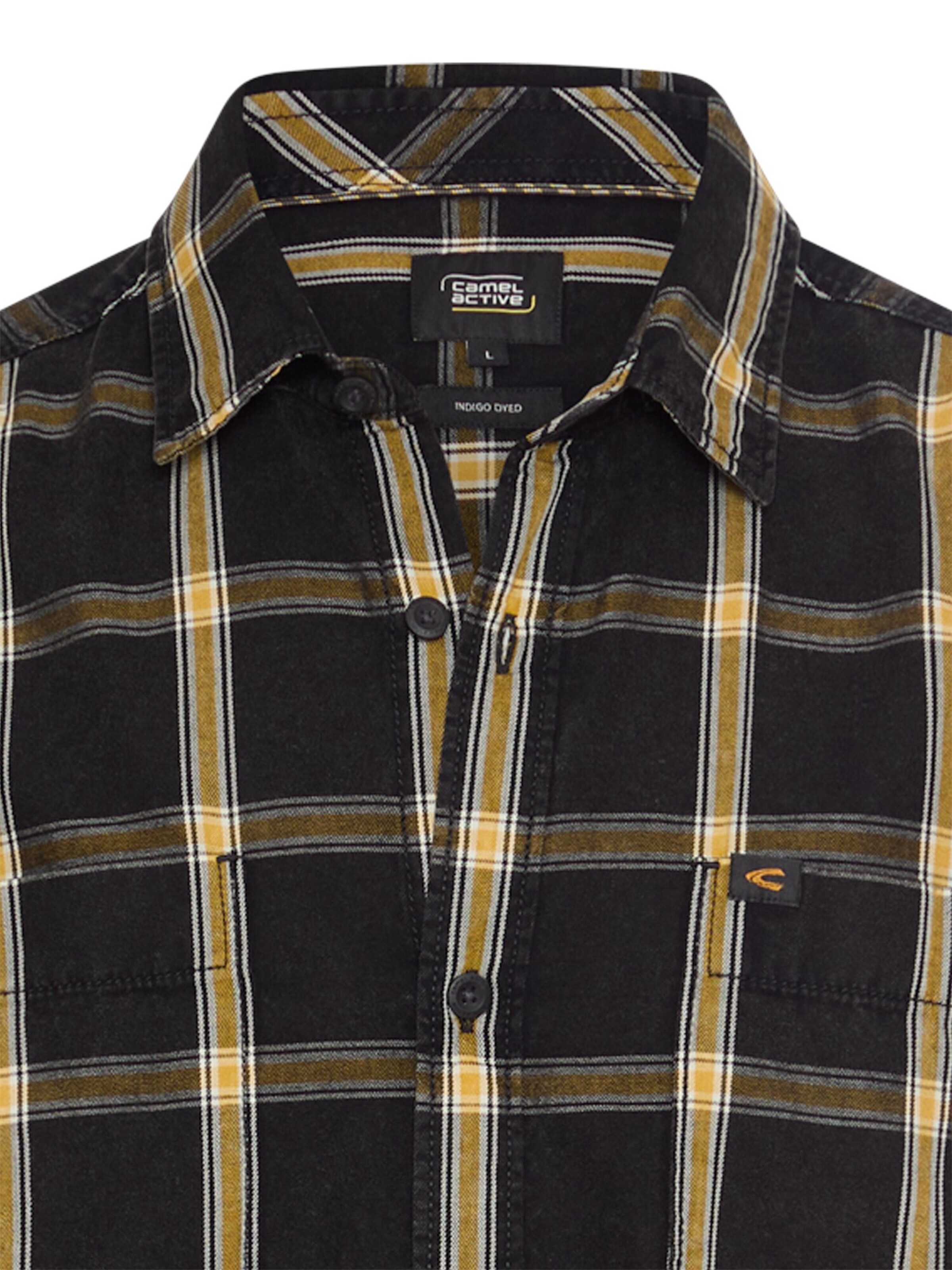 CAMEL ACTIVE Regular fit Button Up Shirt in Yellow