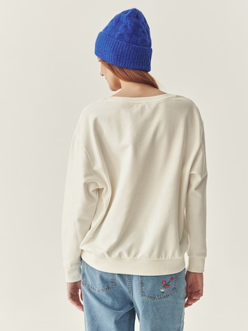 Sweat-shirt TATUUM en blanc