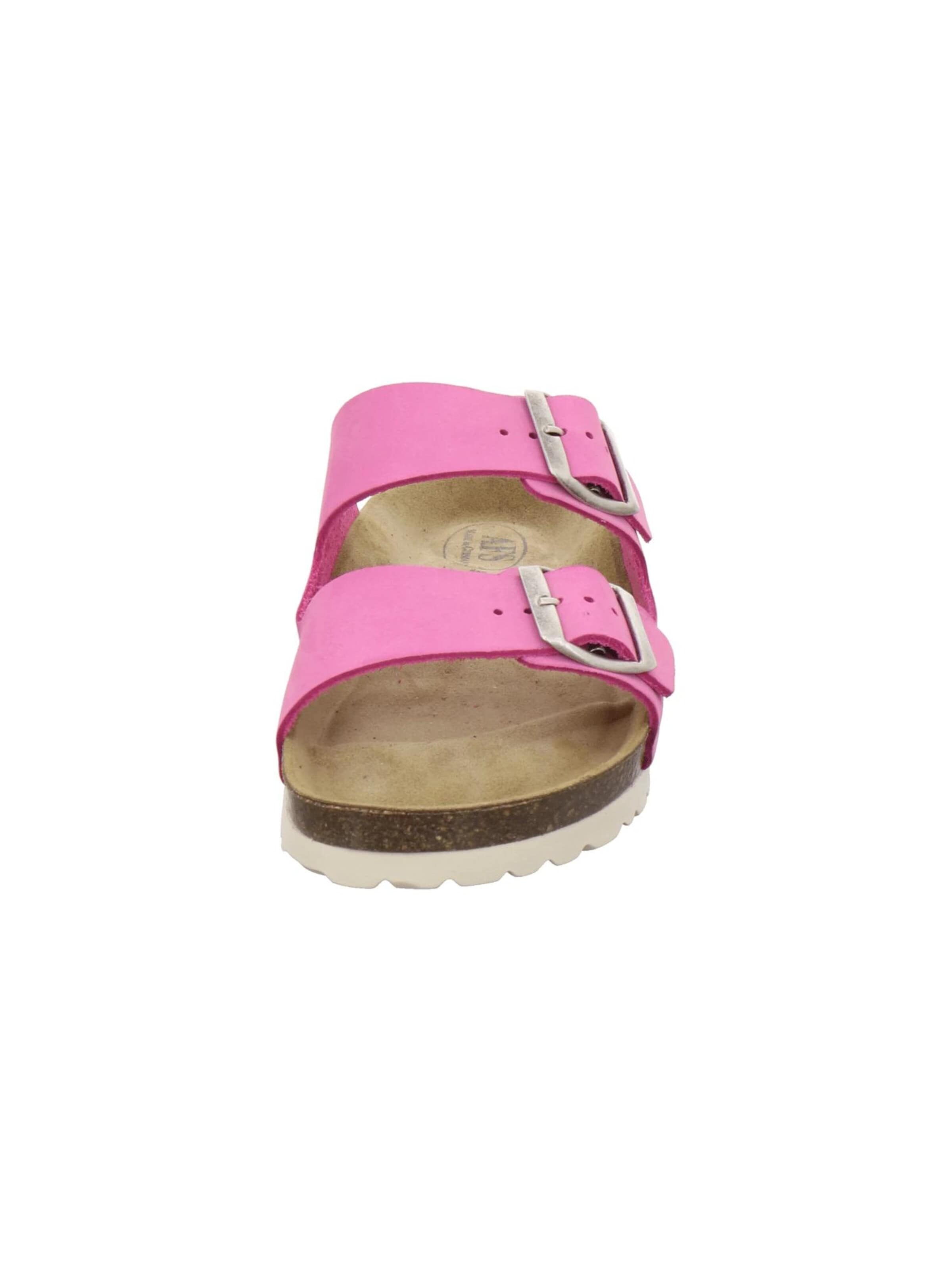 AFS-Schuhe Mule 'Pantoletten Damen Zweischnaller fuchsia' in Pink