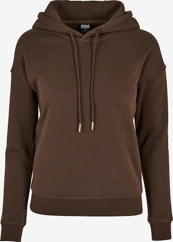 Urban Classics Sweatshirt in Brown: front