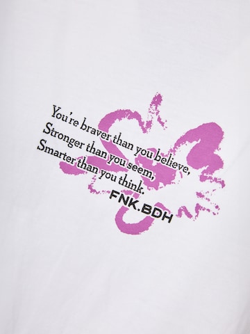 Funky Buddha Μπλουζάκι σε λευκό