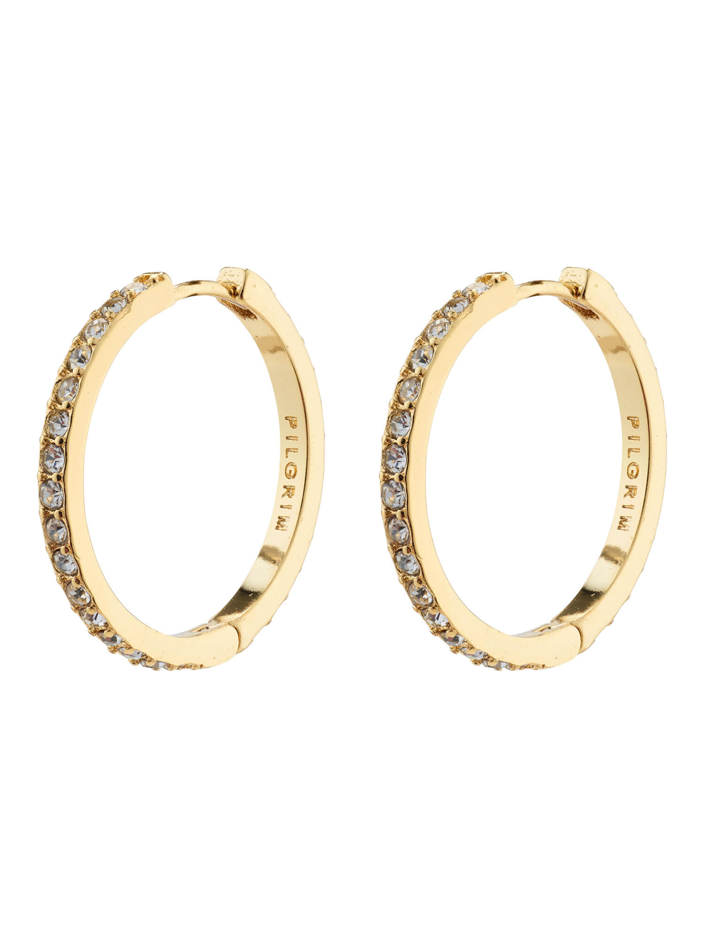 Pilgrim Σκουλαρίκια 'Ebna' σε χρυσό: μπροστά