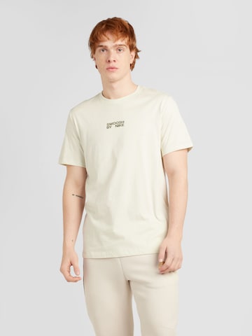 T-Shirt 'BIG SWOOSH' Nike Sportswear en gris : devant