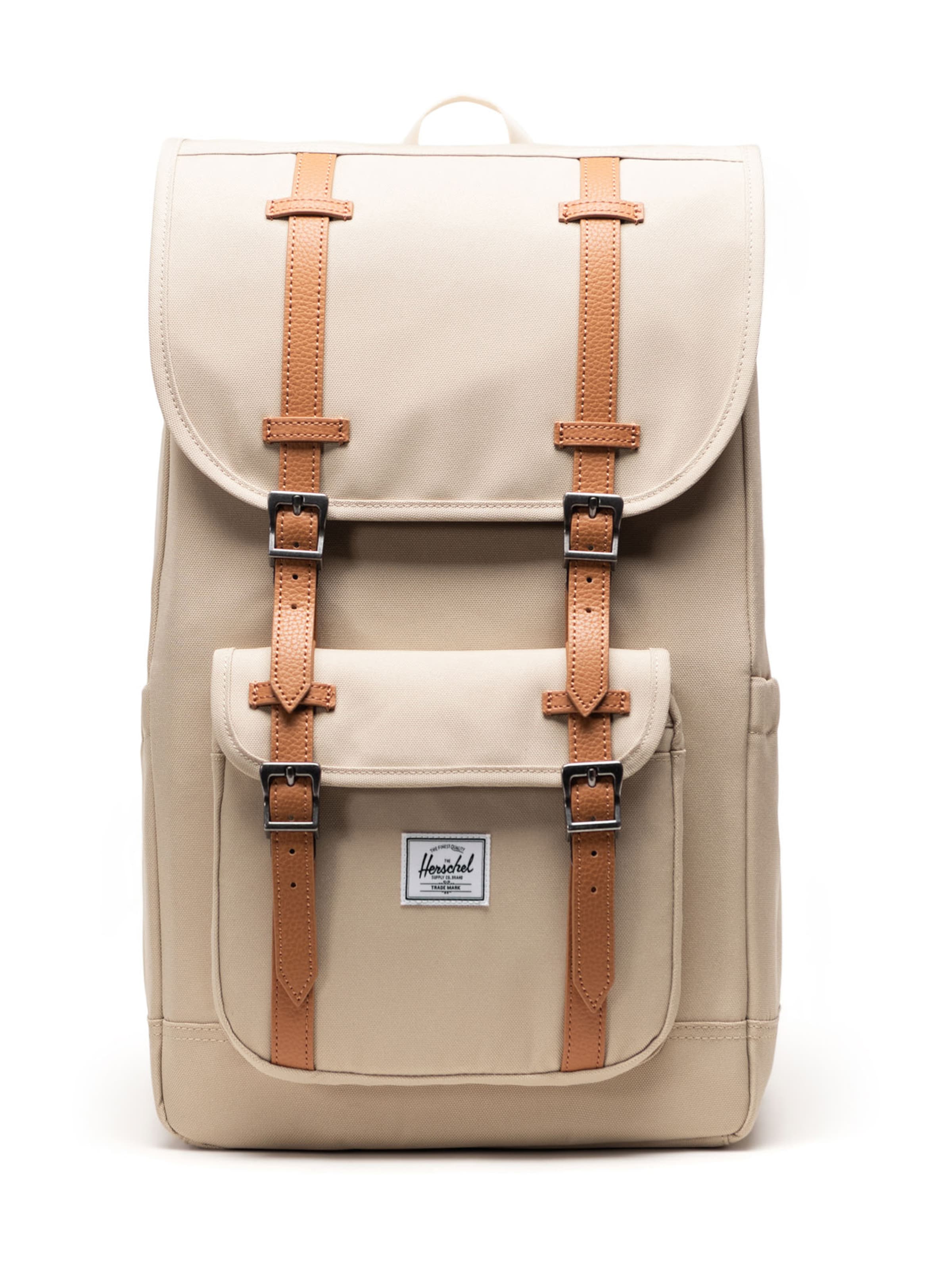 Herschel - Mochila 'Little America' em bege: frente