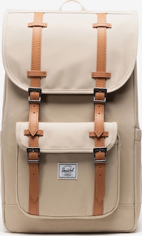 Herschel - Mochila 'Little America' em bege: frente