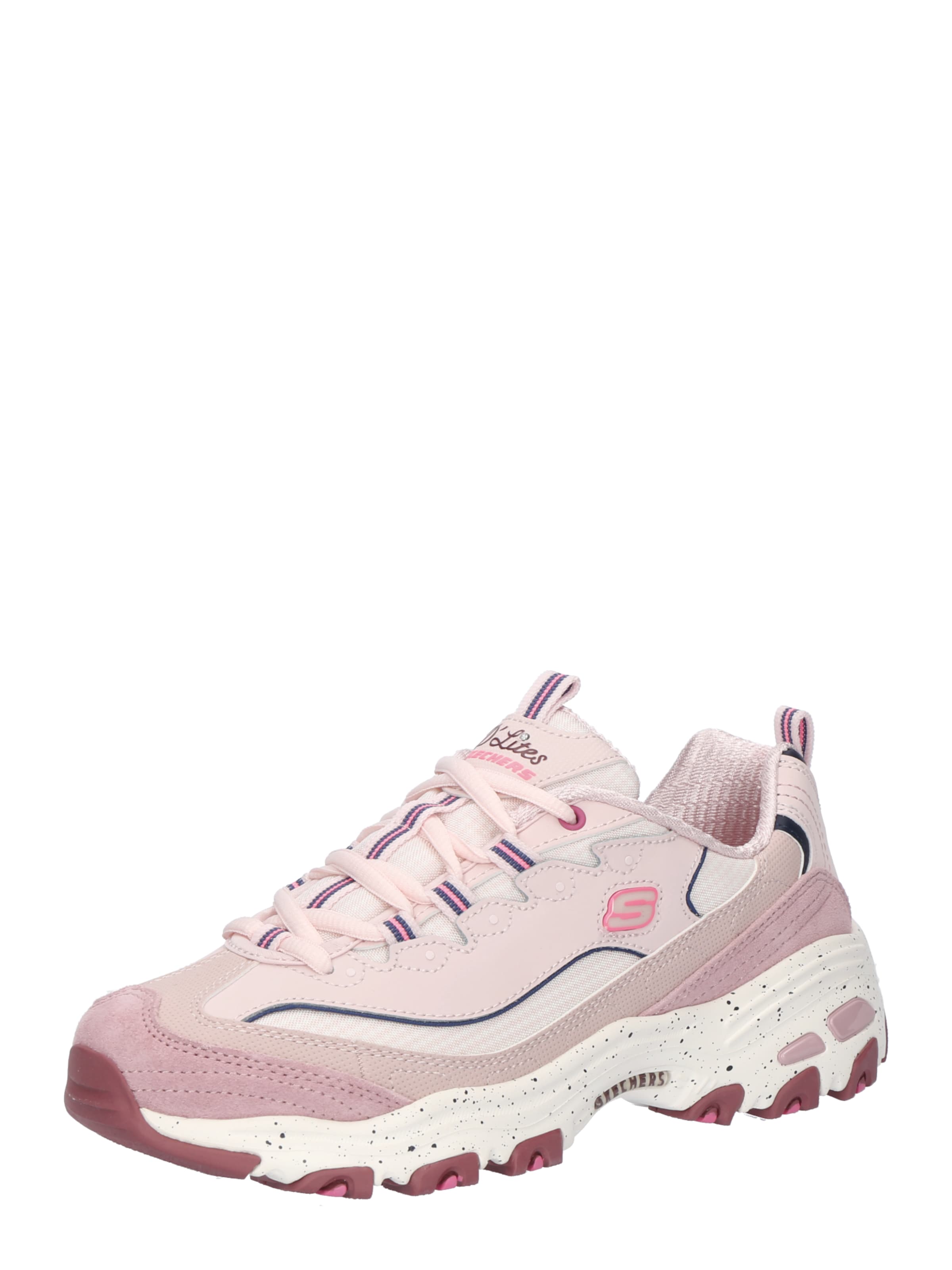 Baskets basses 'D'LITES' SKECHERS en rose : devant