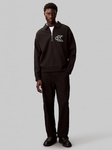 Loosefit Pantalon chino Calvin Klein Jeans en noir
