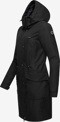 Parka mi-saison Ragwear en noir