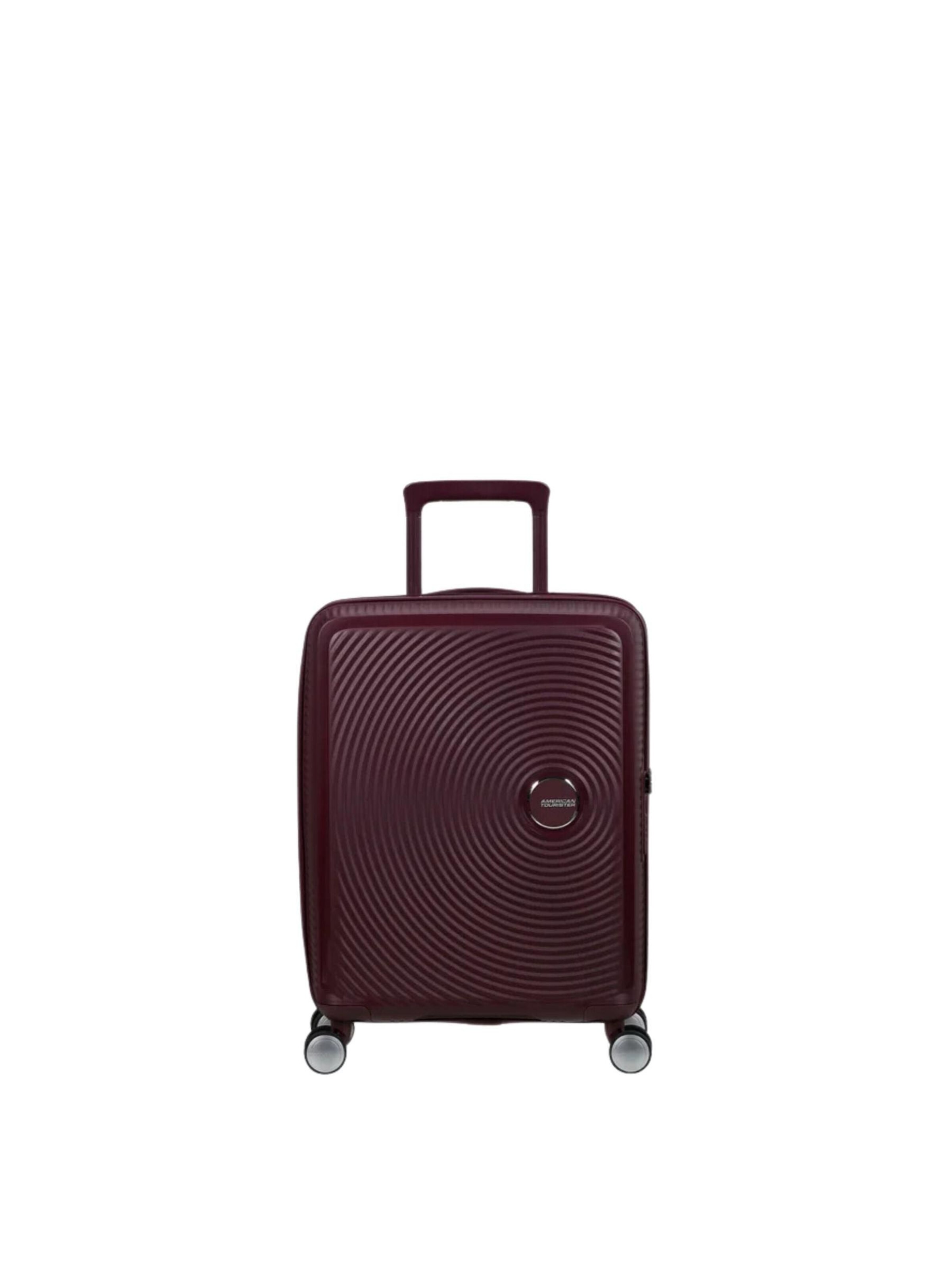 American Tourister Trolley 'SOUNDBOX SPINNER 55/20 TSA EXP' in Rood: voorkant