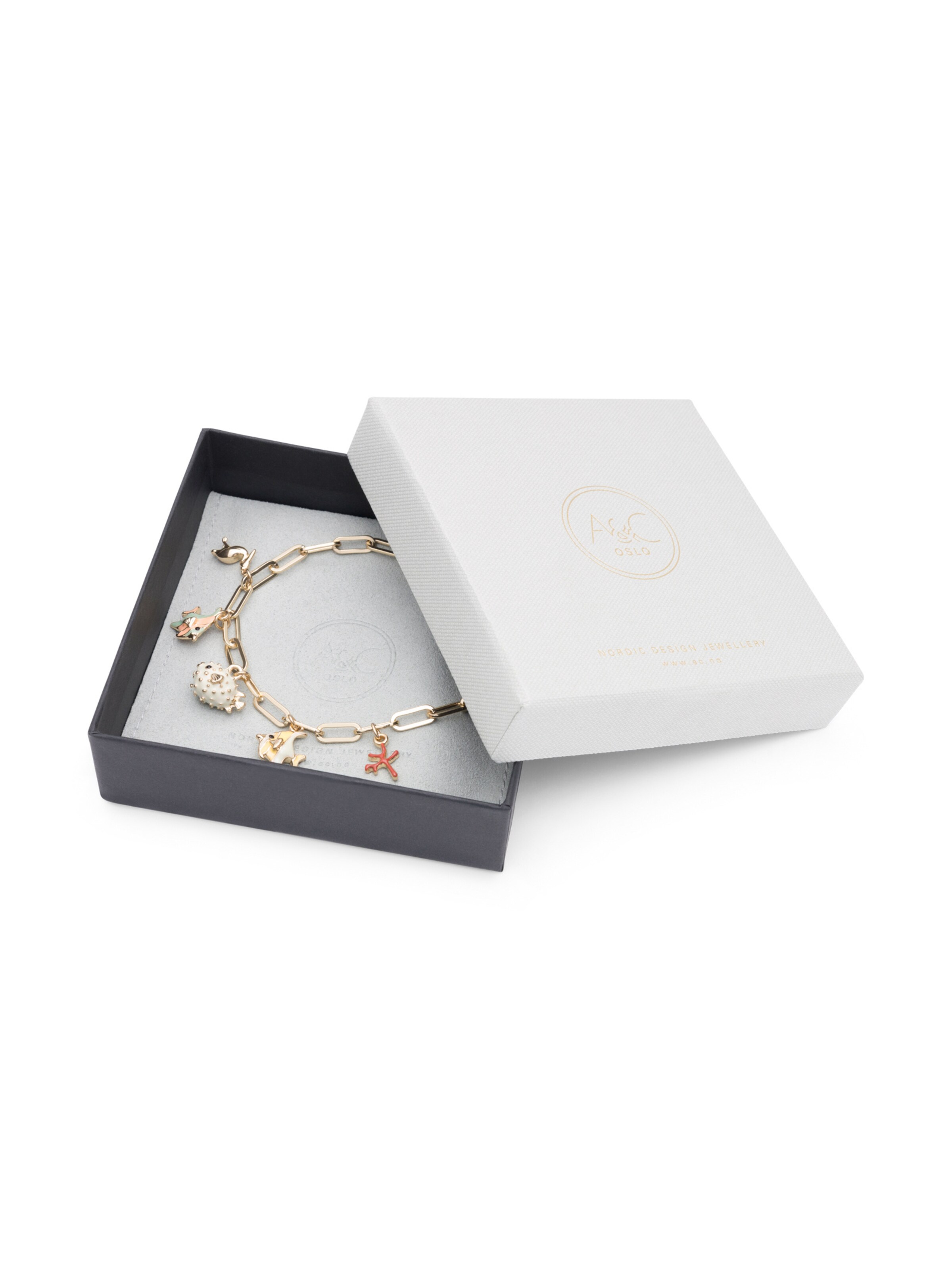 A&C Oslo – Nordic Design Jewellery Bracelet 'Aquatic' in Gold
