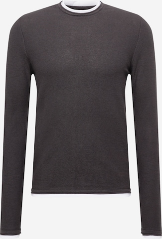 JACK & JONES Pullover 'TWINN' in Grau: predná strana