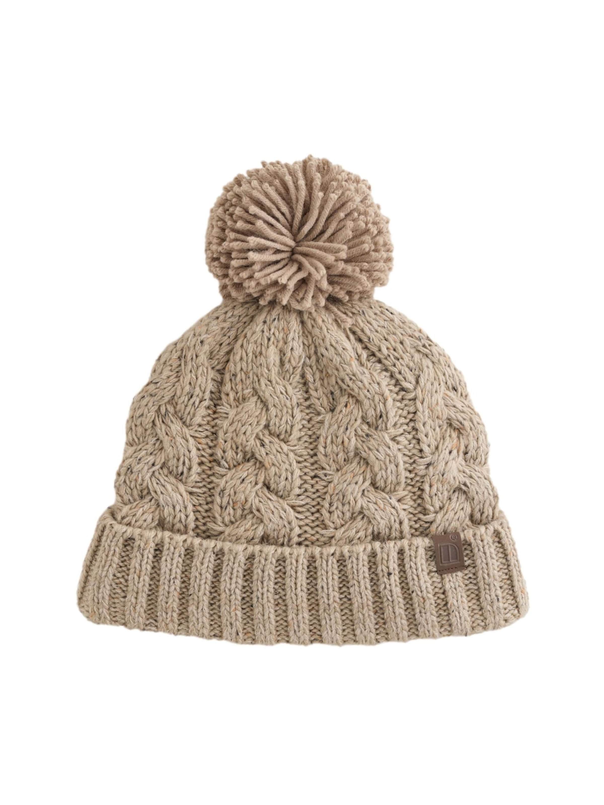 Next Čepice – béžová: přední strana